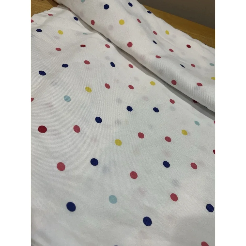 Kate Spade MINI BAKE DOT Polka Dot Multi Color Fabric Shower‎ Curtain 72x72